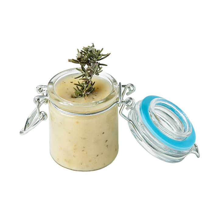 Glass Storage Jar Airtight 45 ml Ø4,5x6cm (24 Units) 