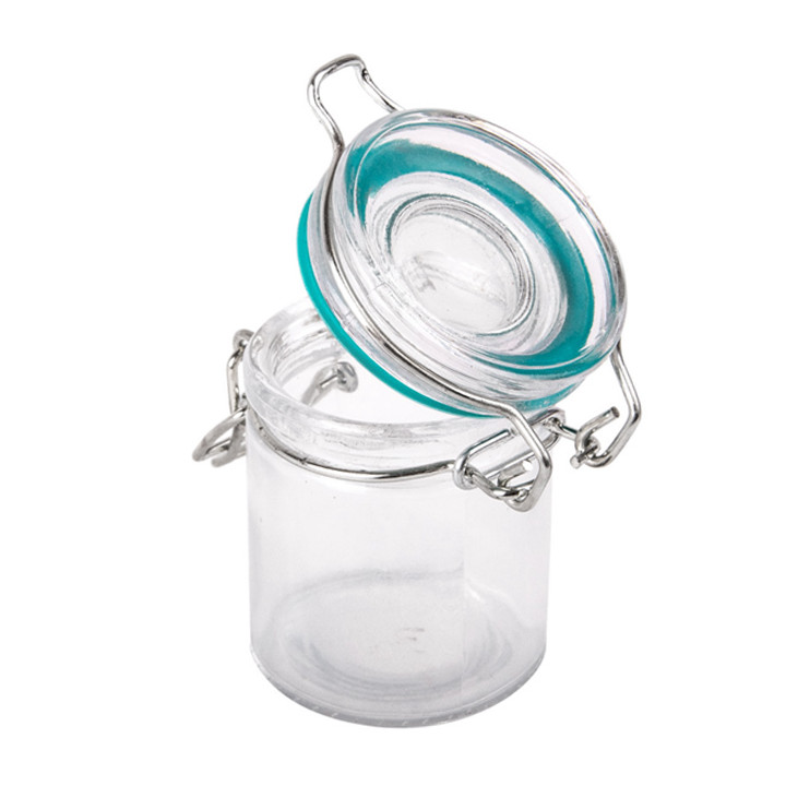 Glass Storage Jar Airtight 45 ml Ø4,5x6cm (96 Units)