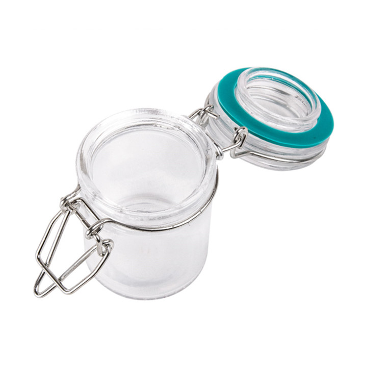 Glass Storage Jar Airtight 45 ml Ø4,5x6cm (96 Units)