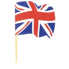 UK Flag Food Pick 6,5cm (144 Units)  
