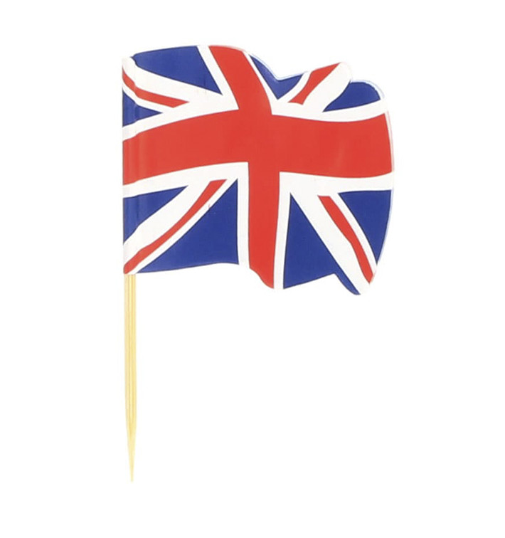 UK Flag Food Pick 6,5cm (144 Units)  