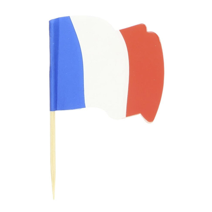 France Flag Food Pick 6,5cm (14400 Units)