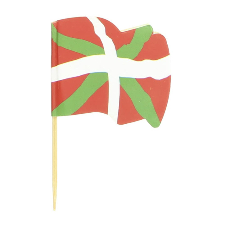 Euskadi Flag Food Pick 6,5cm (14400 Units)
