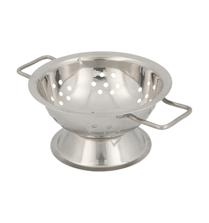 Serving Mini Colander Bowl Steel Ø9,7x5,5cm (12 Units)