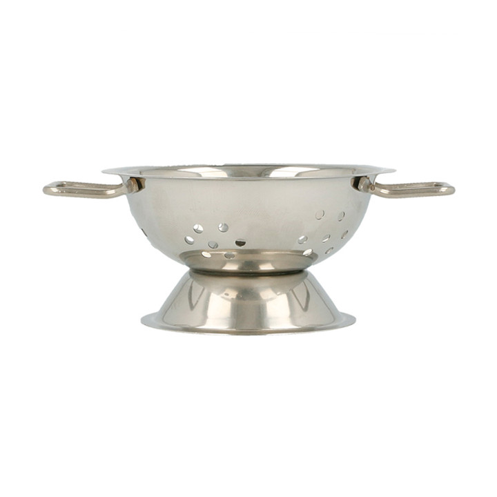 Serving Mini Colander Bowl Steel Ø9,7x5,5cm (12 Units)