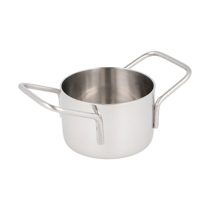 Serving Mini Cooking Pot Bowl Steel Ø8x4,5cm (1 Unit) 