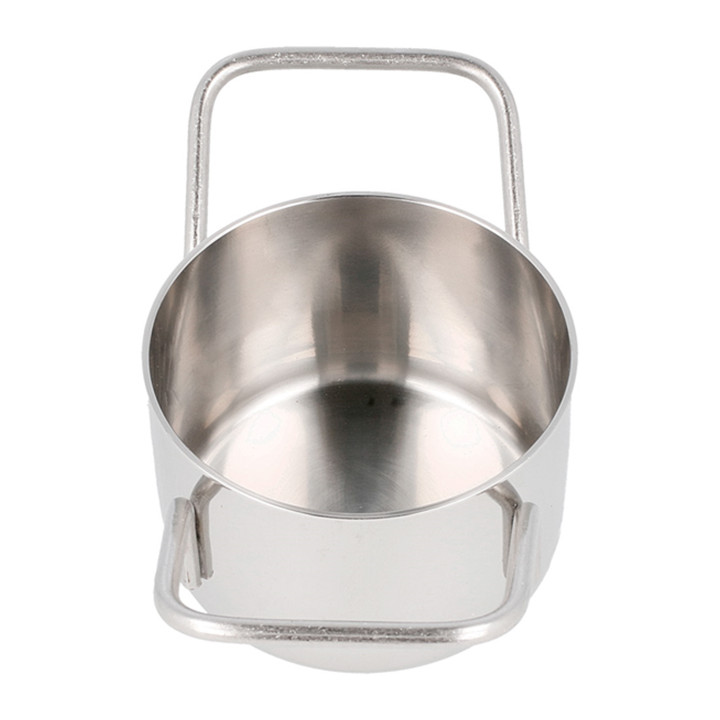 Serving Mini Cooking Pot Bowl Steel Ø8x4,5cm (6 Units)