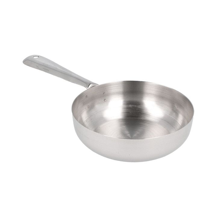 Serving Mini Fry Pan Tray Steel Ø11,5x3,5cm (12 Units)