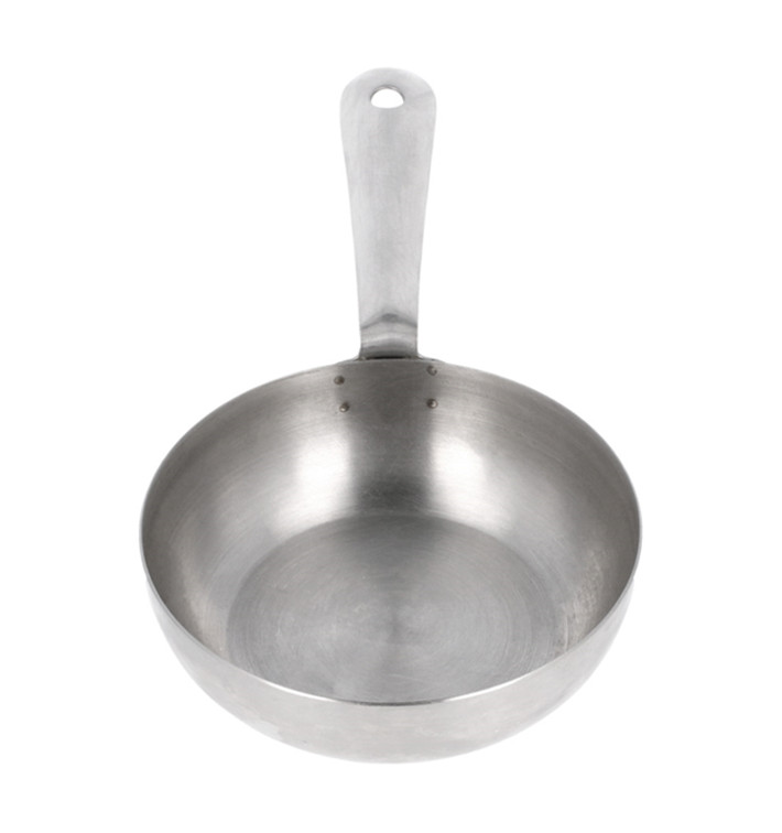 Serving Mini Fry Pan Steel Ø10x3cm (12 Units)