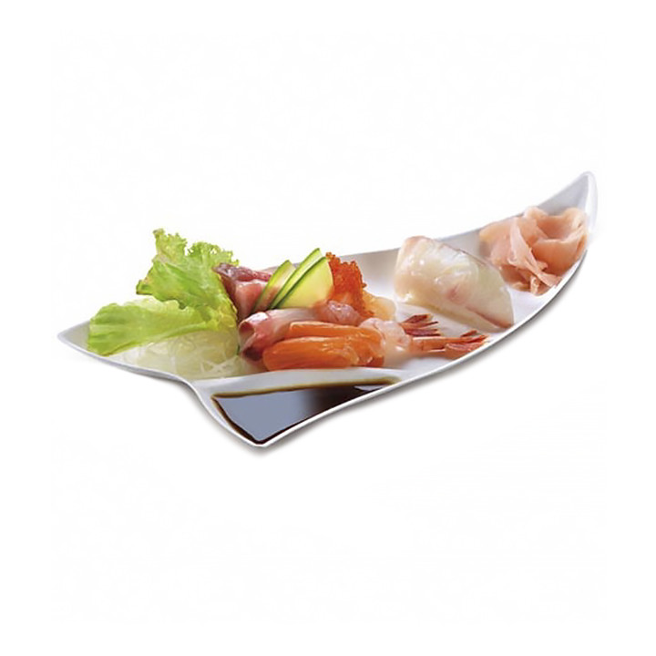 Sugarcane Tray Wasara Biodegradable Double Compartment (200 Units)