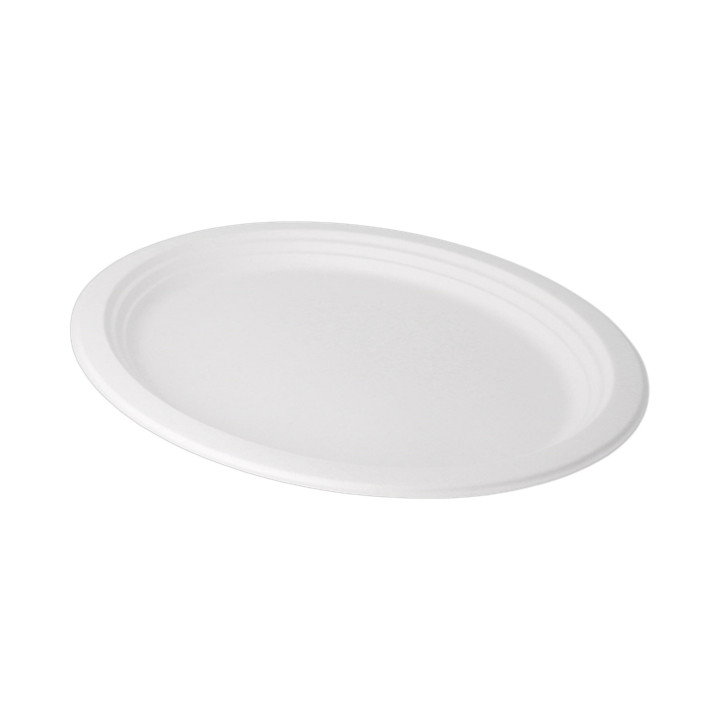 Sugarcane Tray White 32x25,5x2,1 cm (50 Units) 