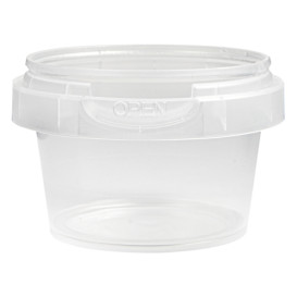 Plastic Deli Container Tamper-Evident PP 30ml Ø4,8cm (20 Units)