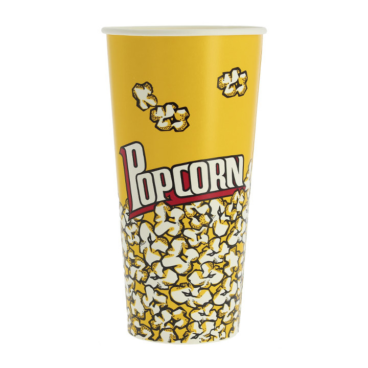 Paper Popcorn Box 720ml 9,6x6,5x17,7cm (1000 Units)