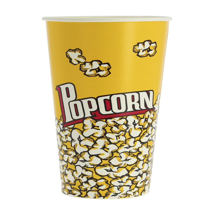Paper Popcorn Box 960ml 11,4x8,9x14cm (500 Units)