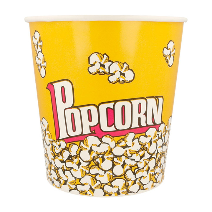 Paper Popcorn Box 3900ml 18,1x14,2x19,4cm (300 Units)
