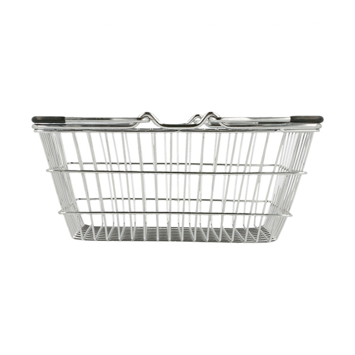 Serving Mini Shopping Basket Containers Steel 18,5x13,5x9cm (6 Units)