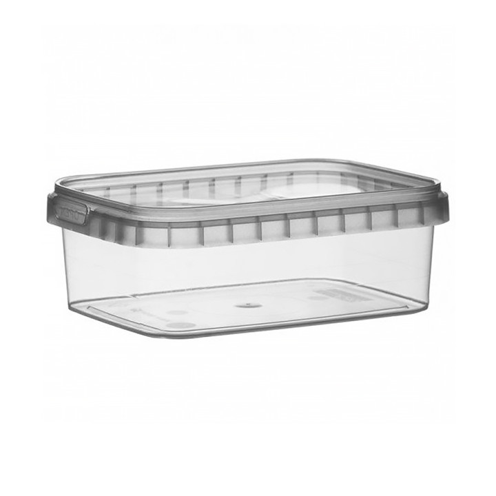 Plastic Deli Container and Plastic Lid PP Tamper-Evident 280ml 12,0x0,88cm (384 Units)