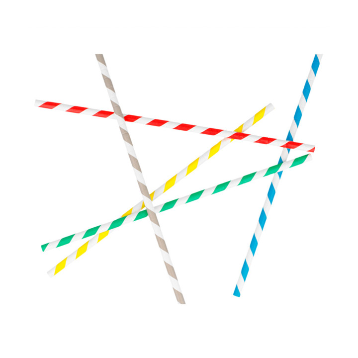 Paper Straw Flexible Pack Ø0,6cm 23cm (250 Units)