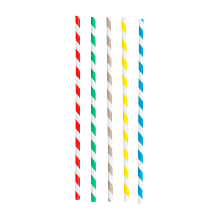 Paper Straw Flexible Pack Ø0,6cm 23cm (6000 Units)