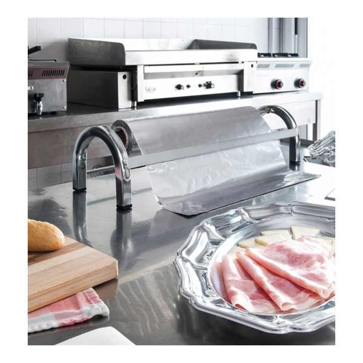 Food Wrap Dispenser Stainless Steel Serrated Cutter 45 cm (1 Unit) 