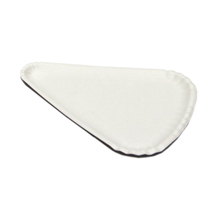 Paper Pizza Plate White Triangular Shape 1/8 24x18 (1000 Units)