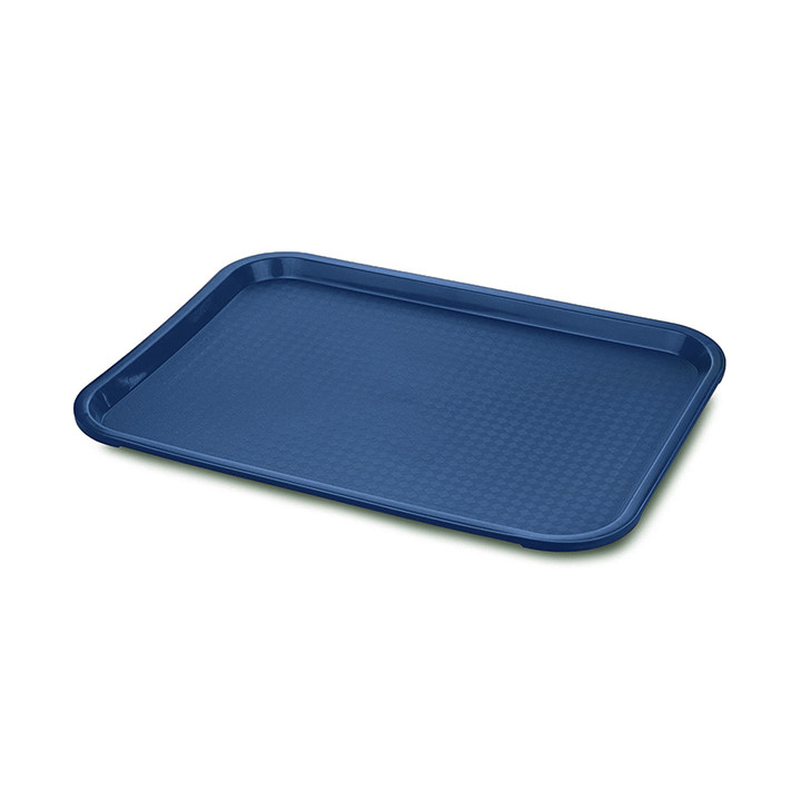 Plastic Tray Fast Food Blue 27,5x35,5cm (1 Unit) 