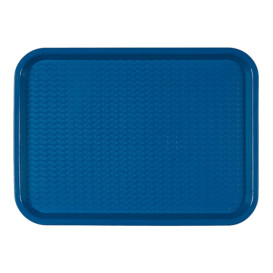 Plastic Tray Fast Food Blue 27,5x35,5cm (24 Units)
