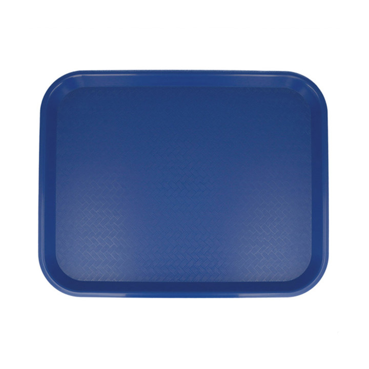 Plastic Tray Fast Food Blue 35,5x45,3cm (12 Units)