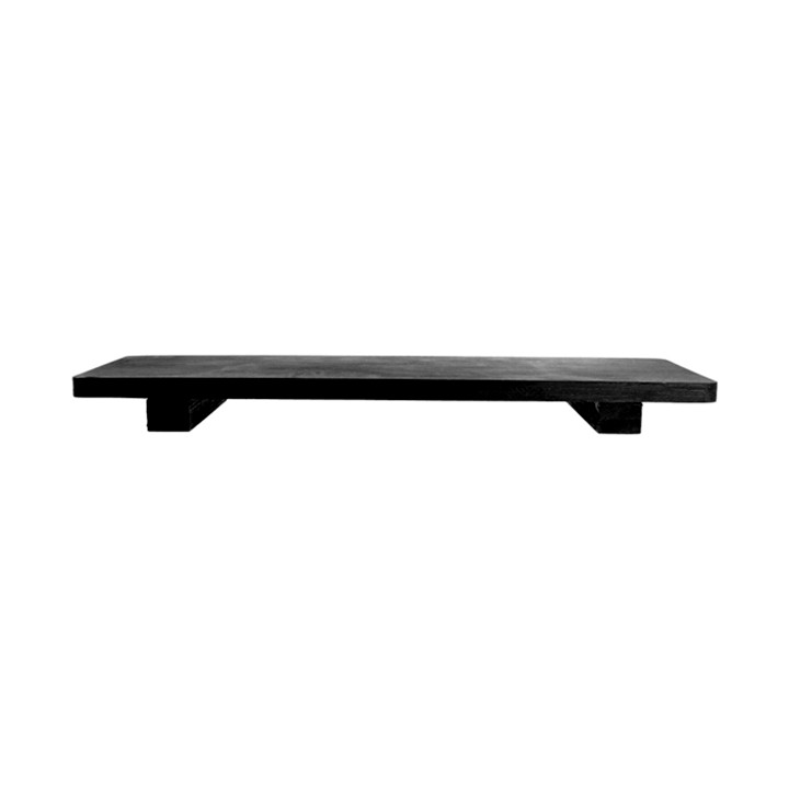 Bamboo Sushi Tray Black 50x23x2,5cm (10 Units)