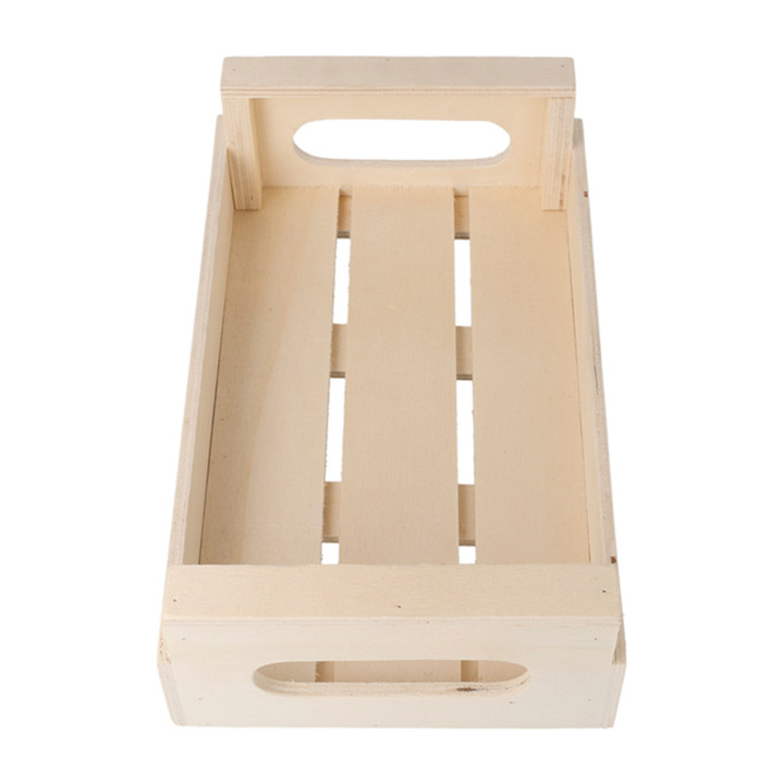 Wooden Display Box with Handle 20,5x12,5x6,5cm (20 Units)