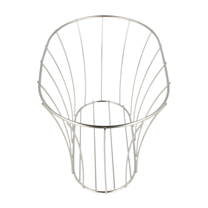 Basket Containers Steel Oval Shape Silver 21x12,7x12,7 (12 Units)