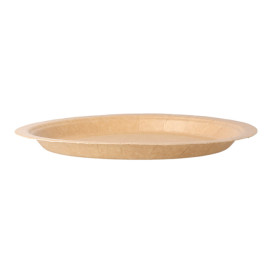 Kraft colour paper plates, simple and natural