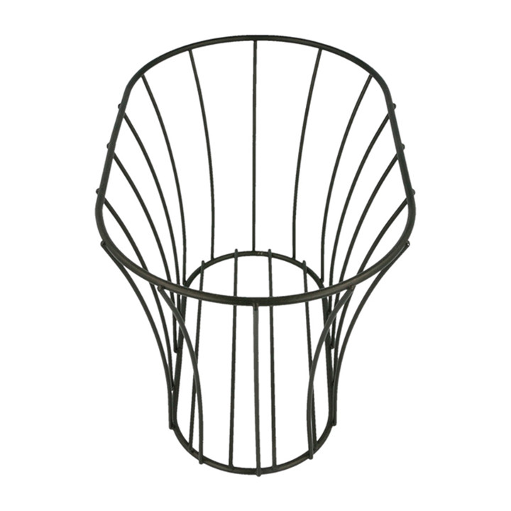 Basket Containers Steel Oval Shape Black 21x12,7x12,7 (12 Units)