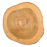 Wooden Serving Platter Round shape Ø23x3,5cm (1 Unit) 
