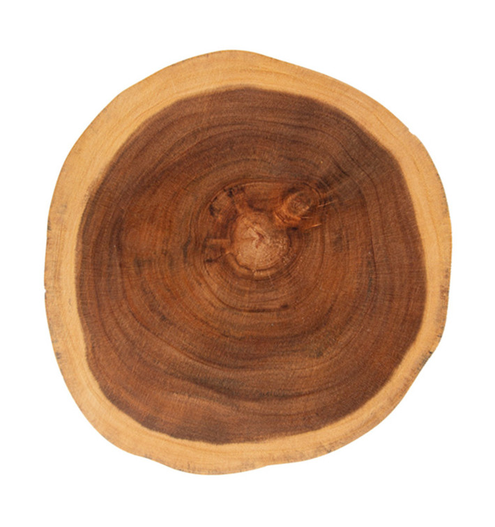 Wooden Serving Platter Round shape Ø30,5x3,5cm (1 Unit) 