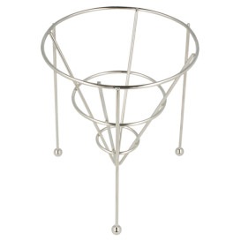 Serving Basket Containers Steel Stackable Ø12,7x15,2cm (1 Unit) 