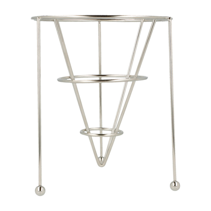 Serving Basket Containers Steel Stackable Ø12,7x15,2cm (12 Units)