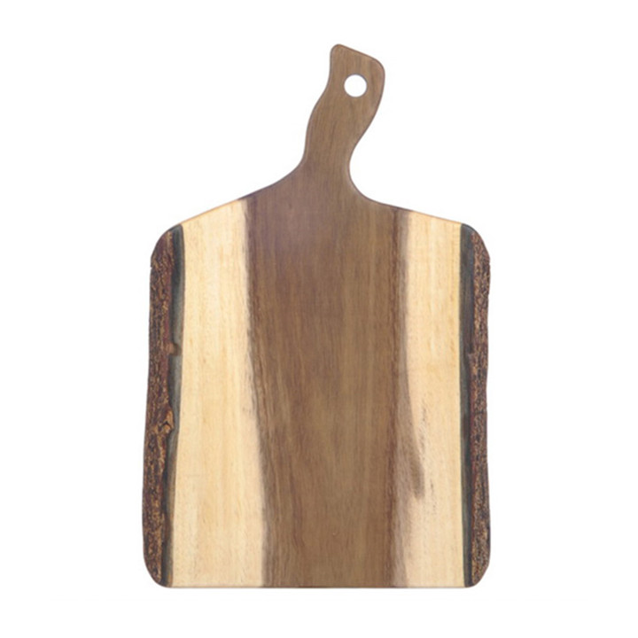 Wooden Serving Platter with Handle 30,5x20,3x1,9cm (12 Units)