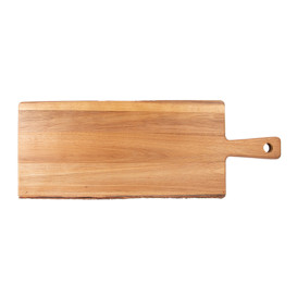 Wooden Serving Platter with Handle 50,8x15,3x1,5cm (8 Units)