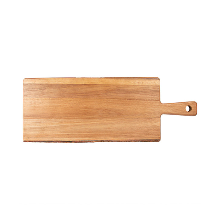 Wooden Serving Platter with Handle 56x20,3x1,9cm (6 Units)