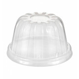 Plastic Dome Lid PS Clear Ø8,9cm (50 Units) 