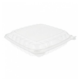 Plastic Hinged Deli Container OPS "Clear Seal" 220ml (125 Units)  