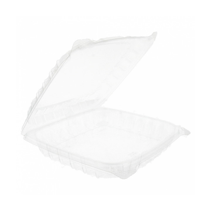 Plastic Hinged Deli Container OPS "Clear Seal" 220ml (250 Units)