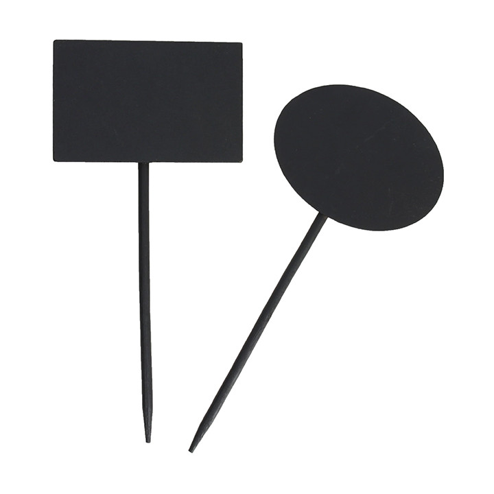 Bamboo Food Pick "Board" Rectangular shape 8x5,4x18cm (5 Units)