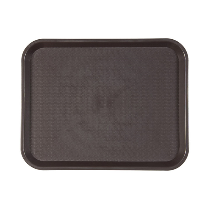 Plastic Tray Fast Food Chocolate 27,5x35,5cm (24 Units)