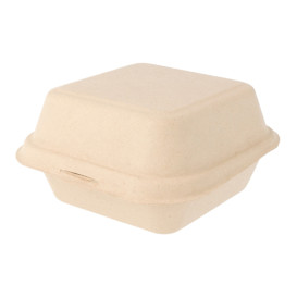 Sugarcane Burger Box 152x152x84mm (600 Units)
