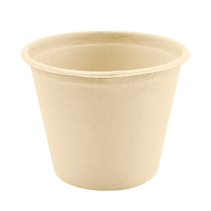 Sugarcane Container Natural Ø9,5cm 425ml (600 Units)