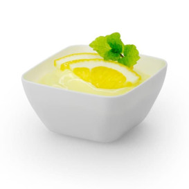 Tasting Plastic Bowl PS White 5x5x3 cm 75ml (200 Units)