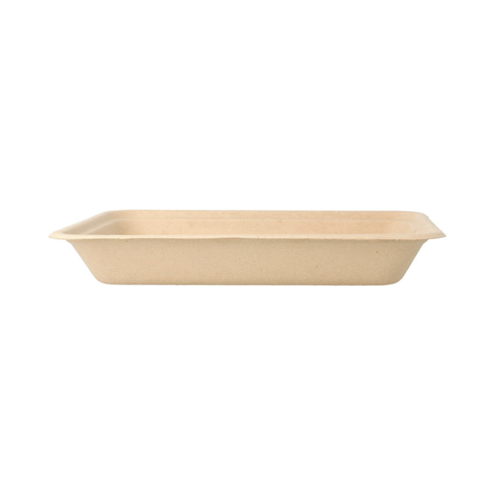 Sugarcane Tray Natural 19,6x14,7x2,7cm (1000 Units)