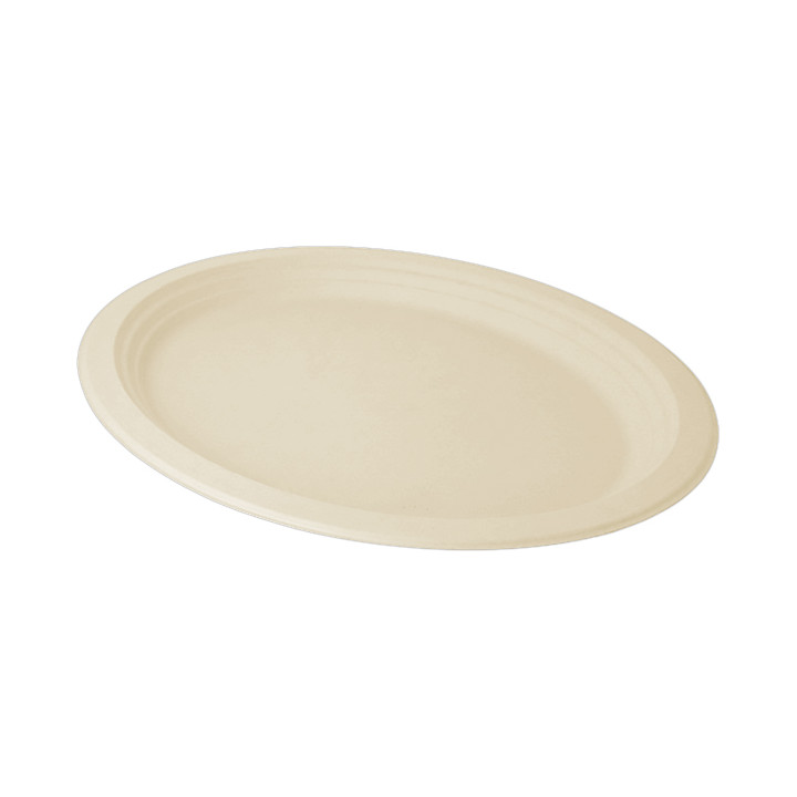 Sugarcane Tray Natural 32x25,5x2,1 cm (50 Units) 